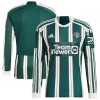 Camiseta de fútbol Manga Larga Manchester United Segunda Equipación 23-24 - Hombre